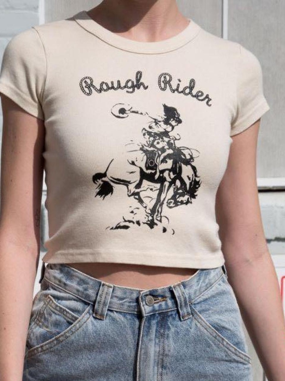 Brandy Melville Rough Rider Tee Shirt